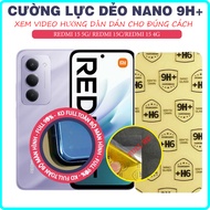 Redmi 15 5g/redmi 15 4g/redmi 15c screen protector, 9H+ nano flexible tempered