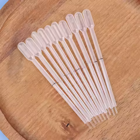 5/10Pcs 40ul Blood Lipid Or Hemoglobin Tests Graduated Plastic Disposable Dropper Transfer Micro Pas