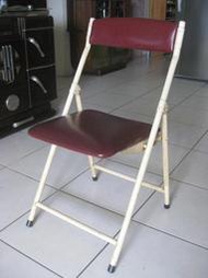 早期台灣製新鷹牌鐵管膠皮高級折疊椅loft工業風含運1980面交1800