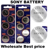 Wholesale Best price free ship sony CR2450 CR2430 2450 2430 BATTERY Button Cell