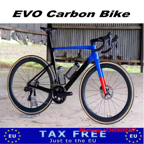 2024 EVO Road Carbon Complete Bike diy Blue With R7020 Groupset R7170 di2 Carbon Wheelset