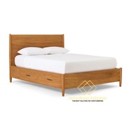dipan minimalis - tempat tidur kayu jati - dipan modern