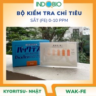 PACK TEST Fe WAK-FE 0-10 PPM IRON FAST TEST KIT IN WASTEWATER, KYORITSU - JAPAN