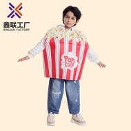 Halloween cos costume Doll costume Cartoon Anime Popcorn Costume