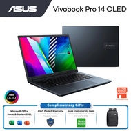 ASUS VivoBook Pro - Blue (R7-5800H/16GB/512GB SSD/RTX3050_4GB/14.0" FHD OLED/W11/H&amp;S) M3401Q-CKM128WS