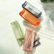 COLO Clear Mesh Pencil Holder for Case Washable Cosmetic Bag Organizer for Travel Sch