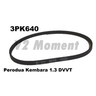 3PK640 Perodua Kembara DVVT Power Steering Belt (Daihatsu)