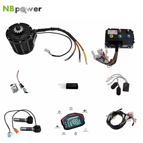 US Warehouse QS Motor QS138-A 3000W 70H Mid Drive Motor Electric Motor Kit with 428 14T Sprocket ND7