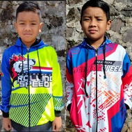 Rolling Speed Racing Jacket for Children Aged 7 to 12 Years