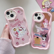 Cute Kuromi Melody Kitty Phone Case For Samsung Galaxy A02 A02S A04S A12 A11 A20S A21S A22 A31 A32 A