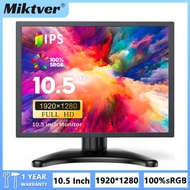 Miktver 10.5 Inch Raspberry Pi HDMI Monitor FHD 1920x1280 Resolution IPS Screen Portable Gaming Display With Speaker 100
