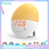 [HoME&amp;life] Sunrise Alarm Clock Wake Up Light with Dual Alarms and Snooze Function,30Levels Brightness Night Light, FM Radio