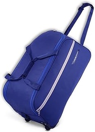 Lino M Duffle Wheeler Bag | 2 Wheel Duffle Bag | Duffle Bag with Adjustable Handle, Navy, 63 cms, Me