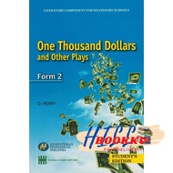 BUKU TEKS (LITERATURE) ONE THOUSAND DOLLARS AND OTHER PLAYS FORM 2