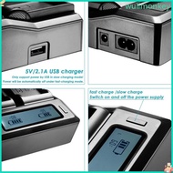 WU LP-E19  USB Dual charger with LCD Screen EU Plug for EOSR3 1DX MarkII1DX2 1DX3 Camera