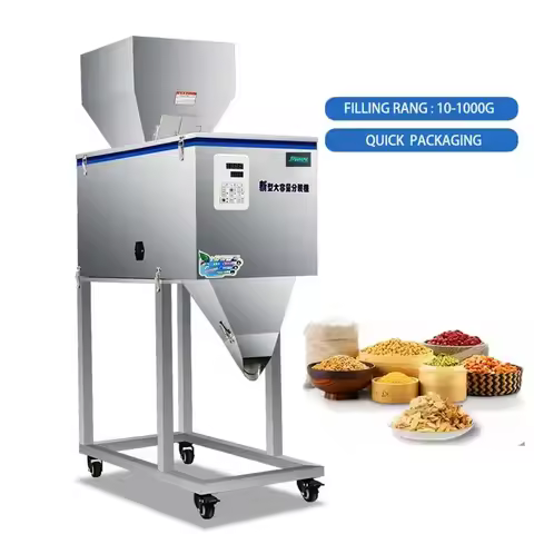10-1000g Automatic Food Automatic Racking Machine powder granular material weighting Packing Filling