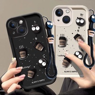 casing iphone 15 case iphone 15 plus case  3D coffee cup phone case bts