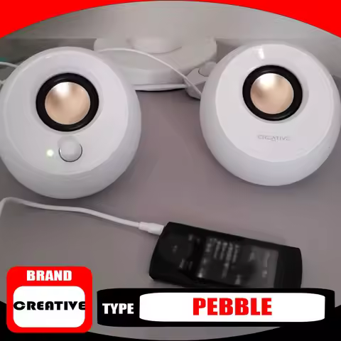 Creative Pebble Speaker Subwoofer 3D Surround USB Pure Sound Quality Mini Speaker Laptop PC Gaming A