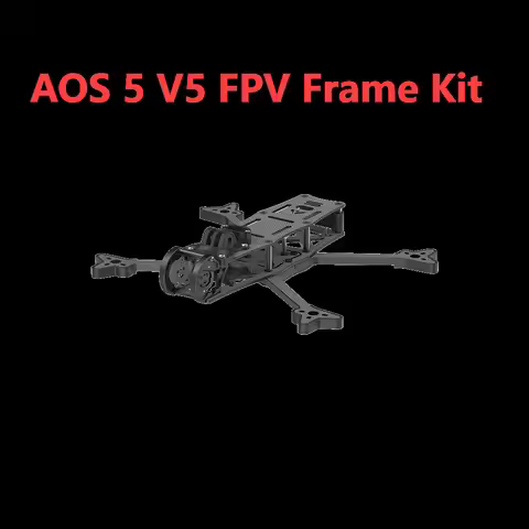 AOS 5 V5 FPV Frame Kit with 6mm arm for FPV DJI O3/DJI O4 Air Unit/DJI O4 Air Unit Pro FPV Frame Car