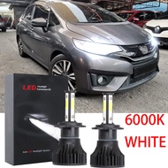 ชุดหลอดไฟหน้าฮาโลเจน LED 6000K 2014-2021 สําหรับ Honda Jazz GK 2016