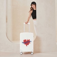 ELLE Co-Branded Printed Pattern Luggage Female Trolley Suitcase Fashion Password Suitcase