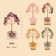 Manufacturer Wholesale Natural Crystal Tree Citrine Fortune Tree Crystal Tree of Life Lucky Tree Off