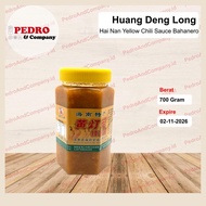 Huang Deng Long Hai Nan Yellow Chili Sauce Habanero 700 Grams