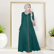 Jubah Arab Abaya Terkini Muslimah Feysen Dress Diana Neelam Crystal – READY STOCK