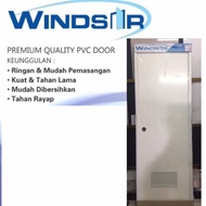 WINDSOR PINTU PVC PINTU KAMAR MANDI POLOS HANDLE METAL