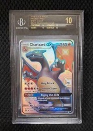 BGS 10 Black lable Charizard GX BGS黑10英文版噴火龍GX