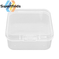 【SWTF】Portable Fishing Bait Box Hook Bait Storage Box Transparent plastic bait box