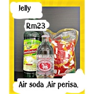 Satu Set/Set Air Berperisa buah/air perisa buah + soda.