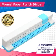 DIY A4 Punching 30-Hole Manual Paper Punch Binder (Max 5 sheets)