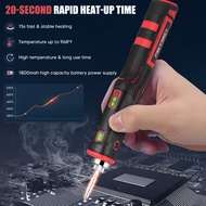 ชุดเครื่องเชื่อมเหล็กไร้สายเครื่องเชื่อมเหล็กแบตเตอรี่พกพา °C 480สูงสุด8 W 1800 MAh เครื่องเชื่อมเหล