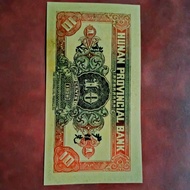 Uang Kuno China 10 Cent 1938 Hu-Nan Provincial Bank 