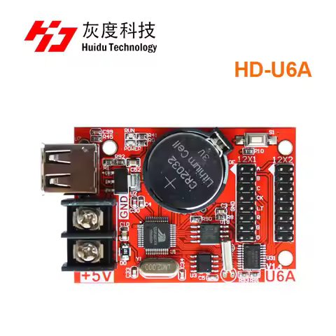 Huidu HD-U6A u-disk single color led card work for single color & dual color led screen display modu