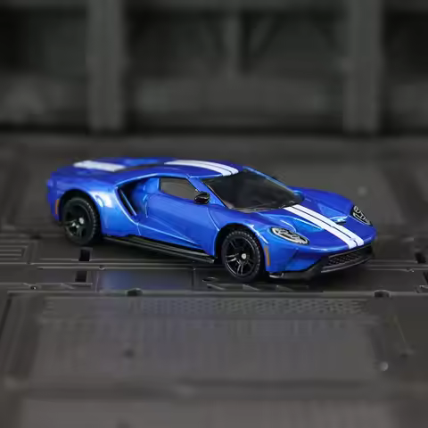 CCA 1:64 simulation Ford GT 2017 alloy car model static ornament collection mini decorative sports c