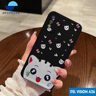 CASE ITEL VISION A26  MOTIF KARTUN 21 SOFTCASE HARDCASE PROTECT CAMERA PELINDUNG BELAKANG HANDPHONE-DRONSTORE