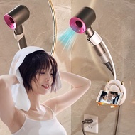 Hands-Free Hair Dryer Holder - No Drill Wall Mounted Bathroom Lazy Rack for Yoole Hair Dryer