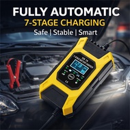 12V 7A Smart Battery Charger 7 Stage Auto Repair AGM Gel Wet Car Motorcycle 6-150Ah