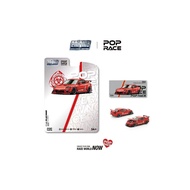 Enigma x Pop Race 1:64 RX-8 RE-AMEMIYA Red Diecast Model Car