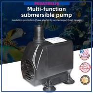 ACAGALA Mini Submersible Water Pump Flow Adjustable Max 2500L/H 8.2ft Lift Portable Electric with 6.