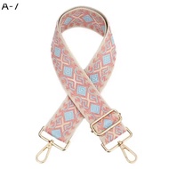 Ethnic woven/ bag strap 3.8cm wide - series 10 pink biru