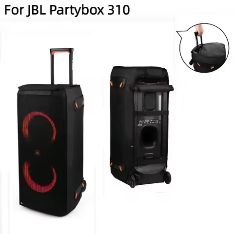 For JBL Partybox 310 Speaker Removal Free Dust Cover Karaoke Audio Mesh Storage Case