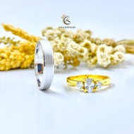 Gifa Jewelry Wedding Rings Pair Gold Platinum Palladium Gf 67