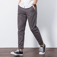 5 pocket cargo and 3 pocket Men's Pants and jogger pants Cotton chino Korean Fashion Casual Trousers