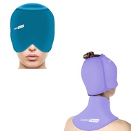 ComfiTECH Migraine Relief Cap & Neck Ice Pack Wrap Gel, Headache Relief Cap & Ice Pack for Neck Migr