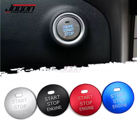 For Mazda 3 BM BN 6 GJ1 GL CX-4 CX-5 CX-9 Alloy Car Start Stop Engine Button Cover Ignition Key Ring