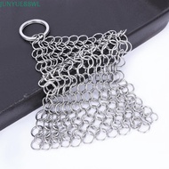 JUNYUE88WL Cast Iron Cleaner Dish Wash Home Scrubber Chainmail Cookware Circular Ring Cleaning Wok K