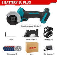 76mm Brushless Speed Variable Angle Grinder Cordless Portable Electric Grinding Machine Woodworking